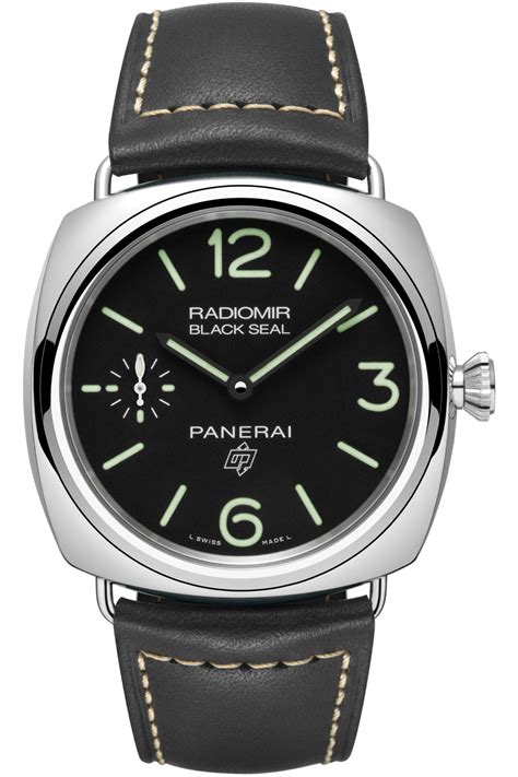 panerai radiomir black seal logo.|panerai radiomir black seal automatic.